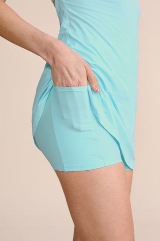 Wide Dress and Shorts Set