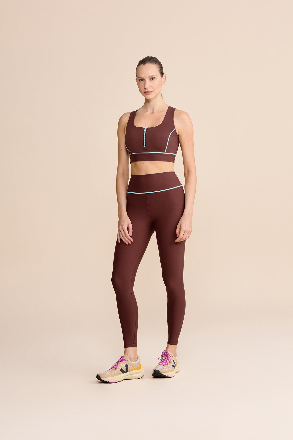 Zip Filete Active® Sports Bra