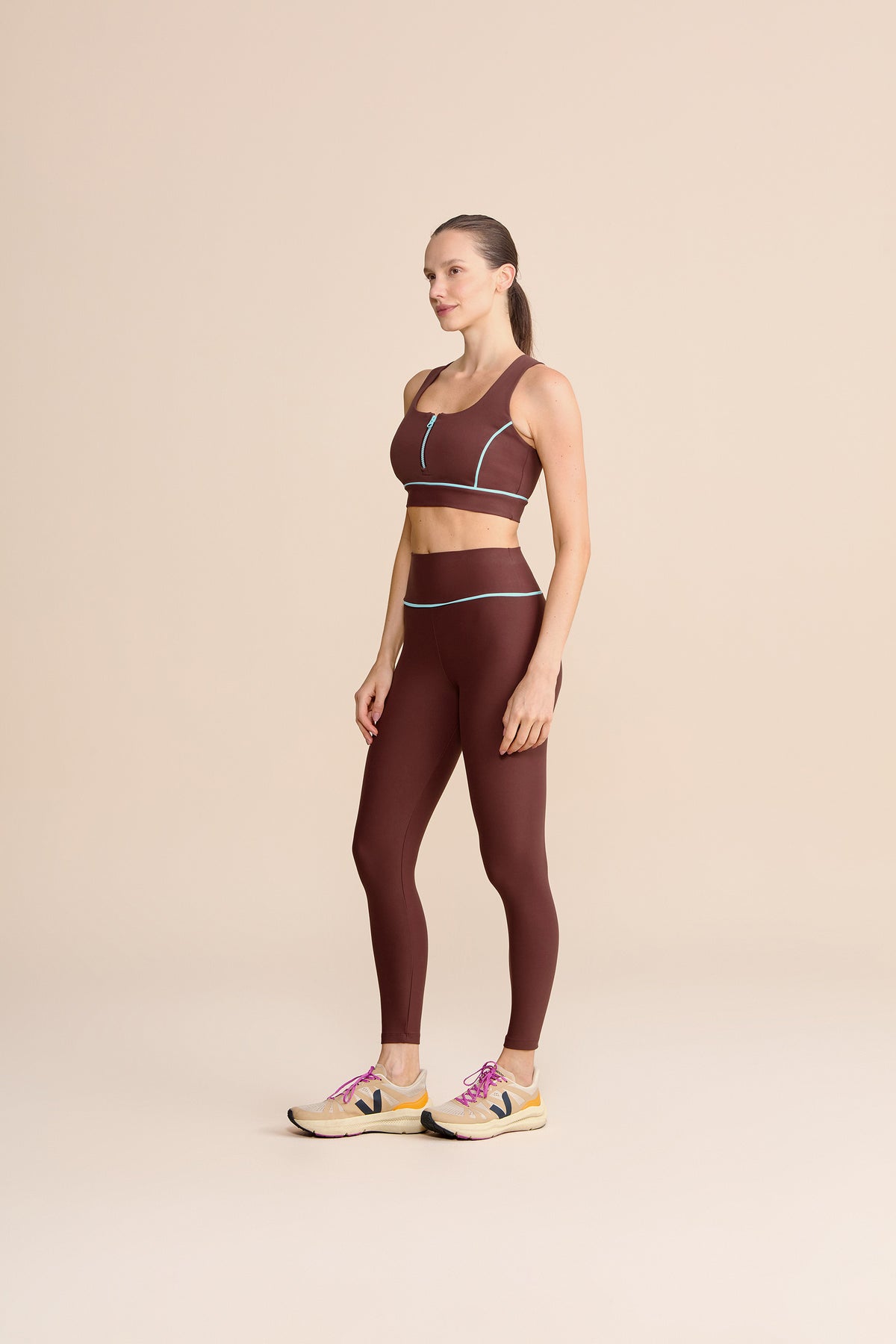 Zip Filete Active® Sports Bra