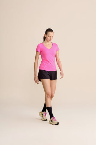 Action Side V-Neck T-Shirt