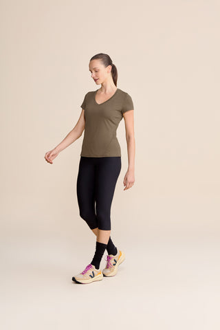 Action Side V-Neck T-Shirt