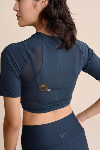 Race Pro® Mesh Cropped Top