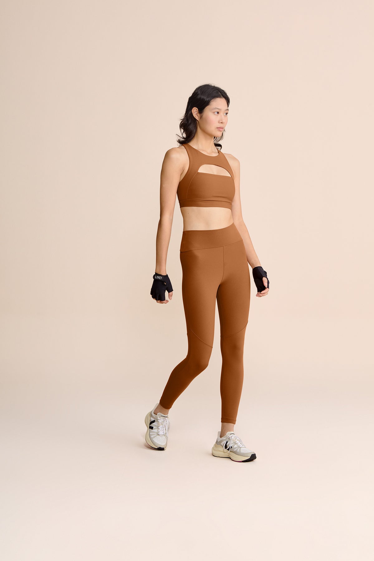 Neoprene Line Racerback Sports Bra