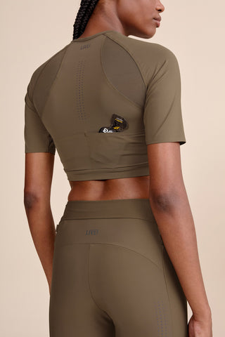 Race Pro® Mesh Cropped Top