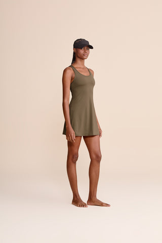 Wide Dress and Shorts Set