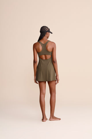 Wide Dress and Shorts Set