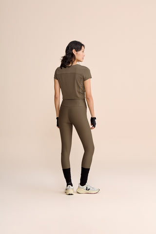 Laser Mix Cropped T-Shirt