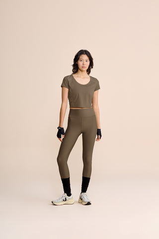 Laser Mix Cropped T-Shirt