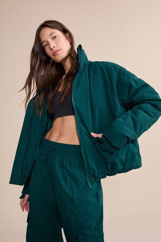 Fluffy Nylon Core Jacket