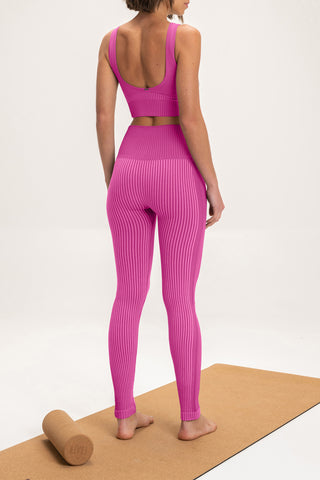 Rib Seamless Sports Bra