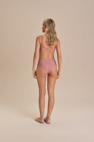 Sand Dunes Twist Bandeau Swimsuit