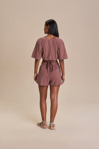 V Wide Blouse