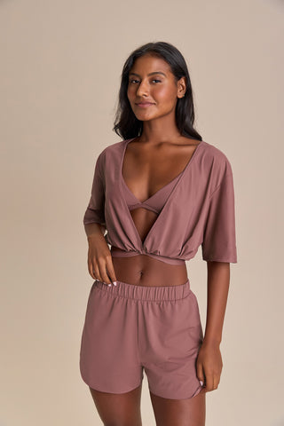 V Wide Blouse