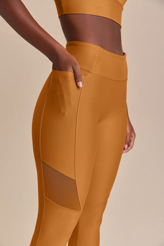 Pocket Upfit Tule Long Leggings