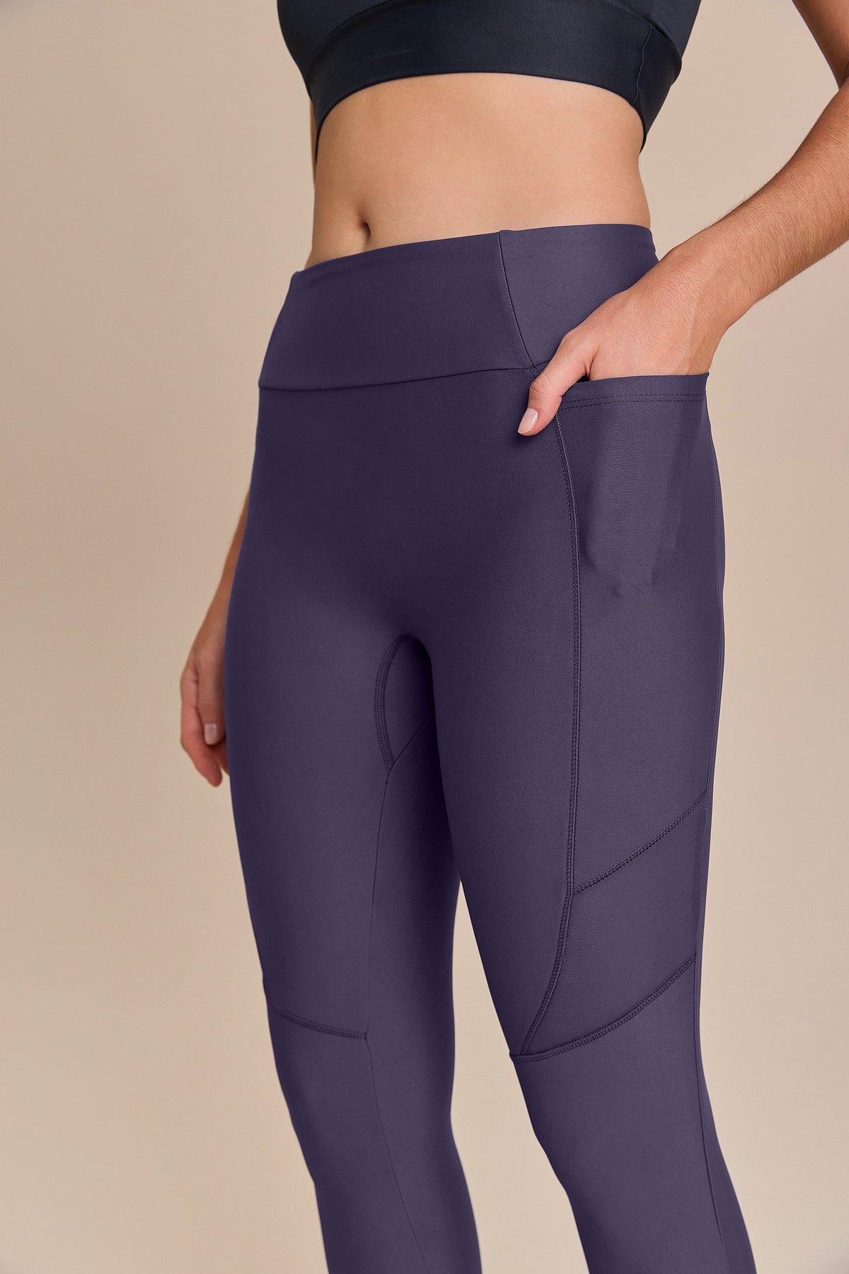 Pocket Upfit Tule Long Leggings