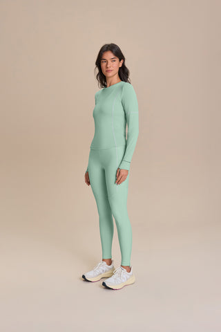 Long Sleeve Cut Out Clock Harmony Top