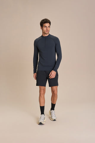 Harmony LS Raglan Zip T-Shirt