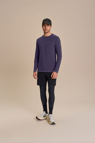 Men's Fit Long Sleeve Stretch T-Shirt