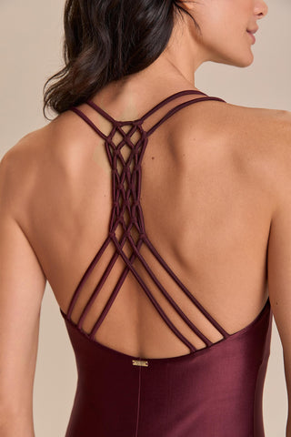 Hight Shine Macrame Swimsuit
