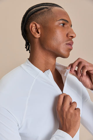 Harmony LS Raglan Zip T-Shirt