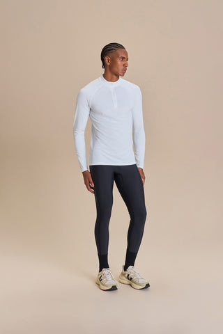 Harmony LS Raglan Zip T-Shirt