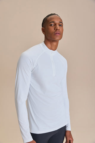 Harmony LS Raglan Zip T-Shirt