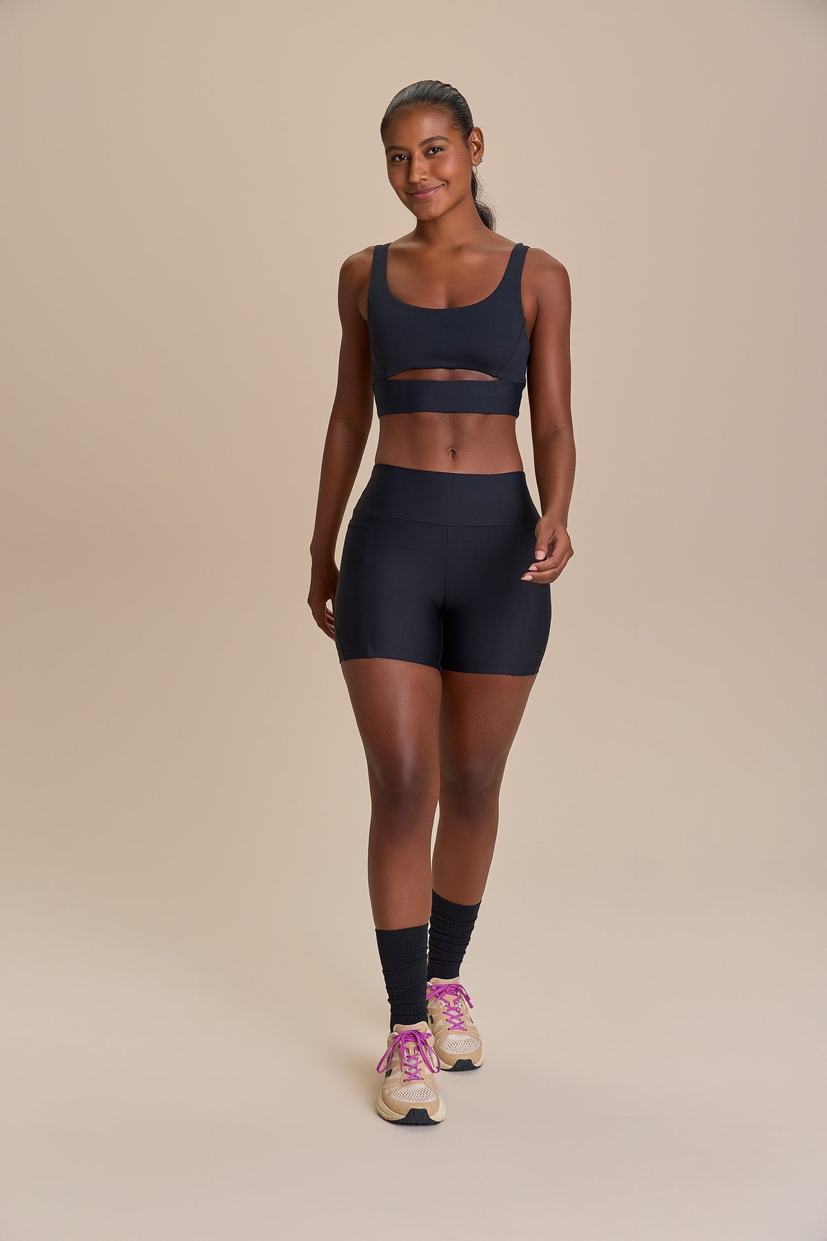 Cut Out Fit Green® Bra