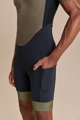 Men's Triathlon Bike Shorts Jumpsuit