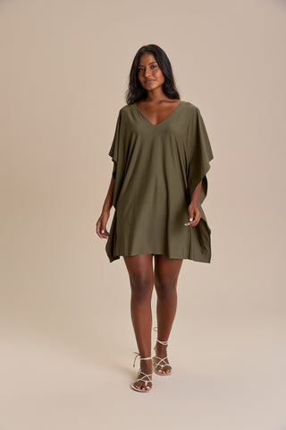 Wide V-Neck Kaftan