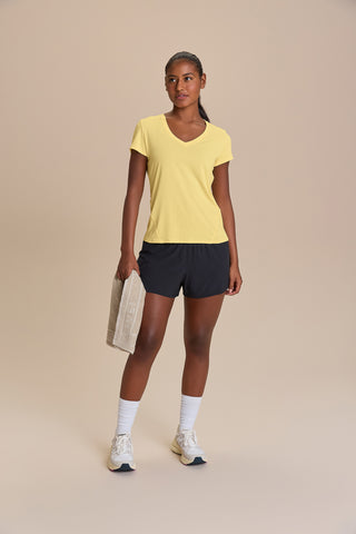 Action Side V-Neck T-Shirt