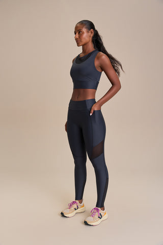 Pocket Upfit Tule Long Leggings