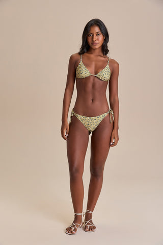 Ocean Petal Tie-Side Bikini Bottom