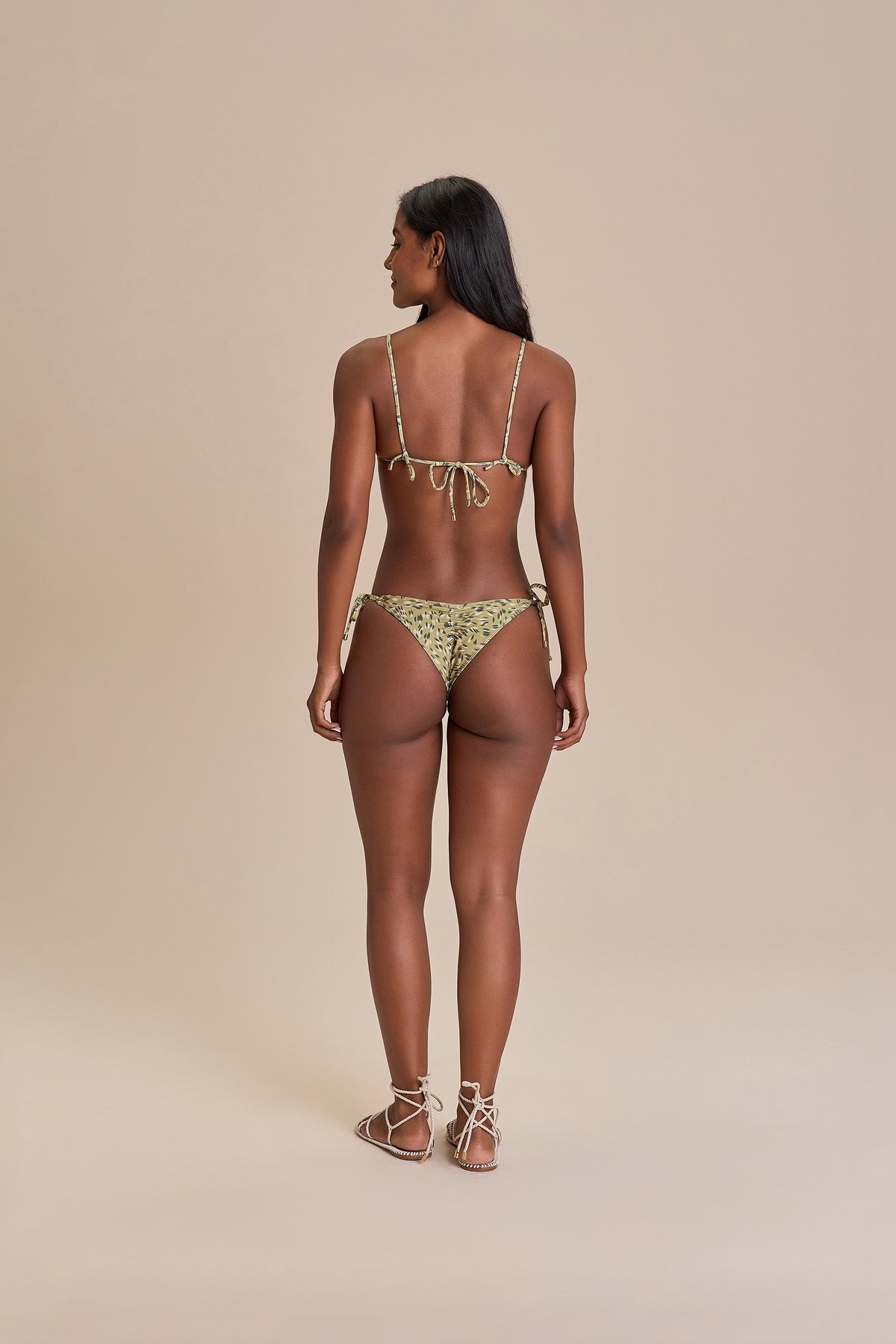 Ocean Petal Tie-Side Bikini Bottom