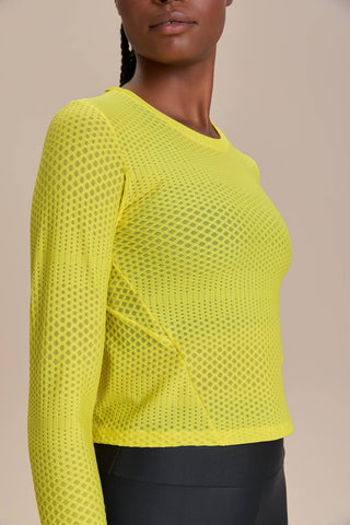 Texture Run Long Sleeve Top