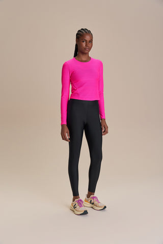 Texture Run Long Sleeve Top