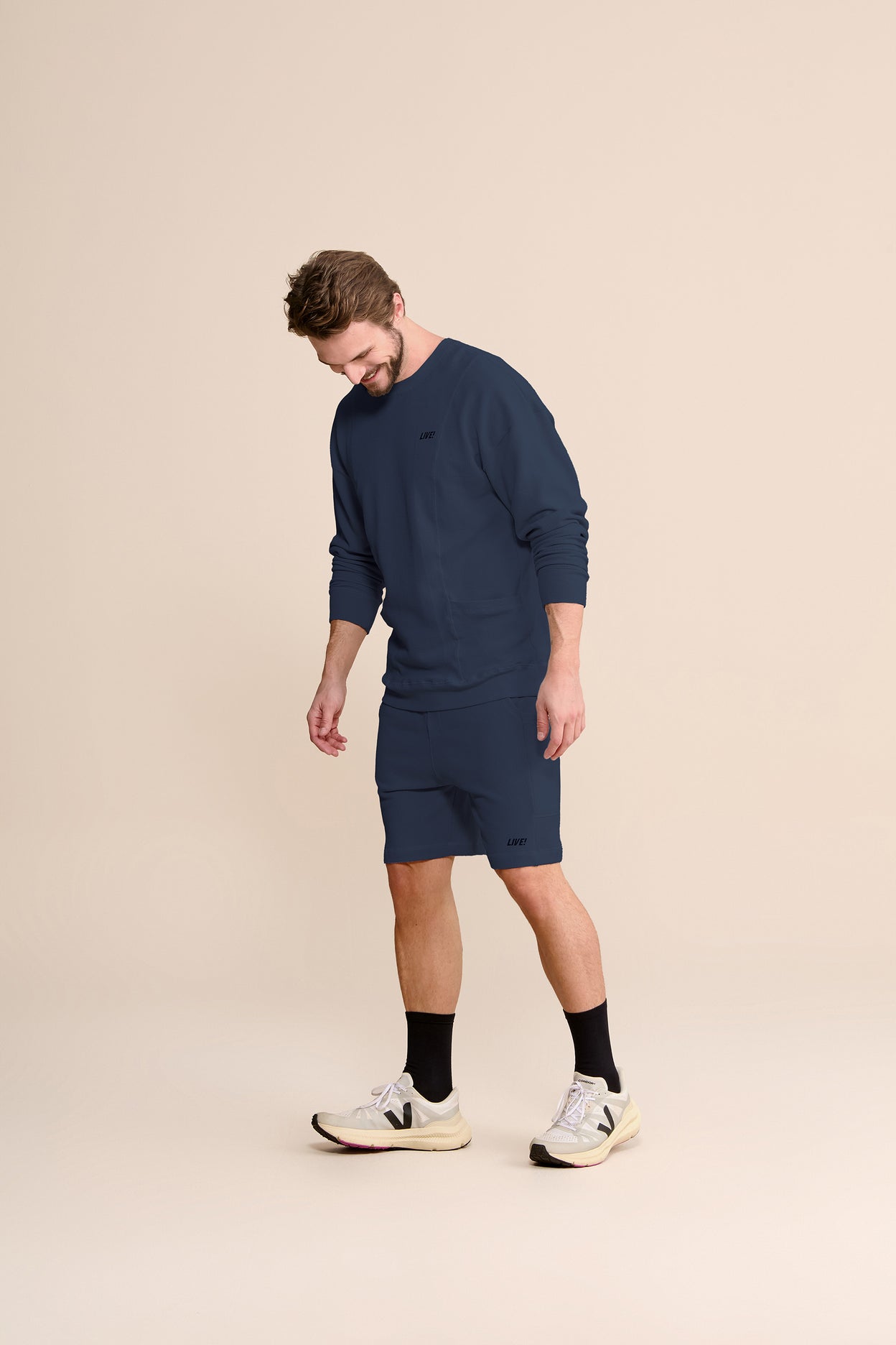 Men's Rustic Washed Long Shorts