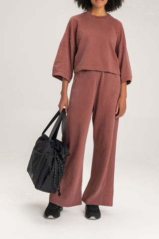 Dye Washed Sweatshirt Pants