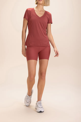 Action Side V-Neck T-Shirt