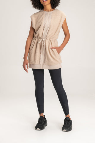Fluffy Maxi Vest