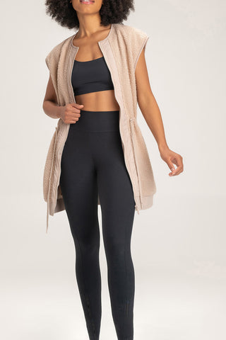 Fluffy Maxi Vest