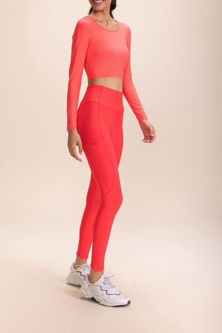 Harmony Crop Long-Sleeve Top