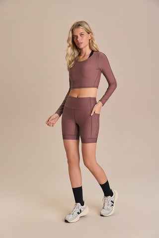 Harmony Crop Long-Sleeve Top