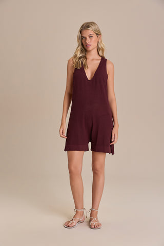 Knit V Romper