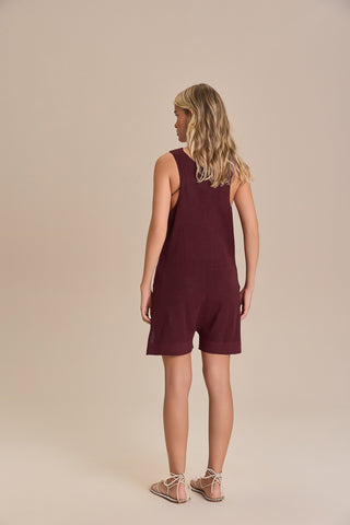 Knit V Romper