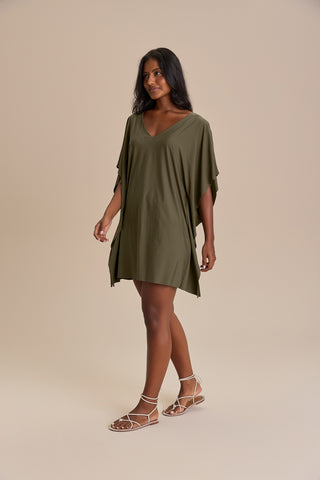 Wide V-Neck Kaftan