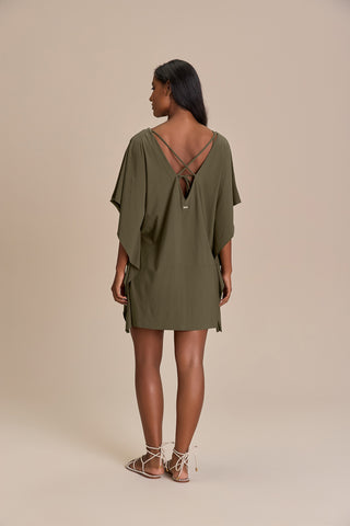 Wide V-Neck Kaftan