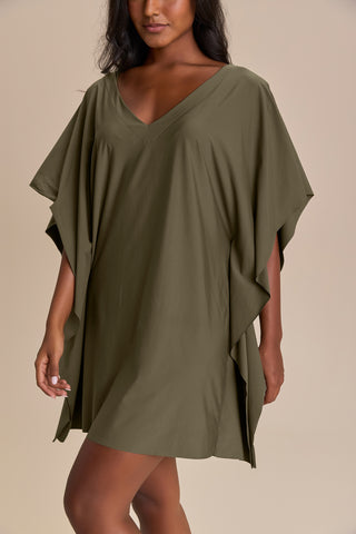 Wide V-Neck Kaftan