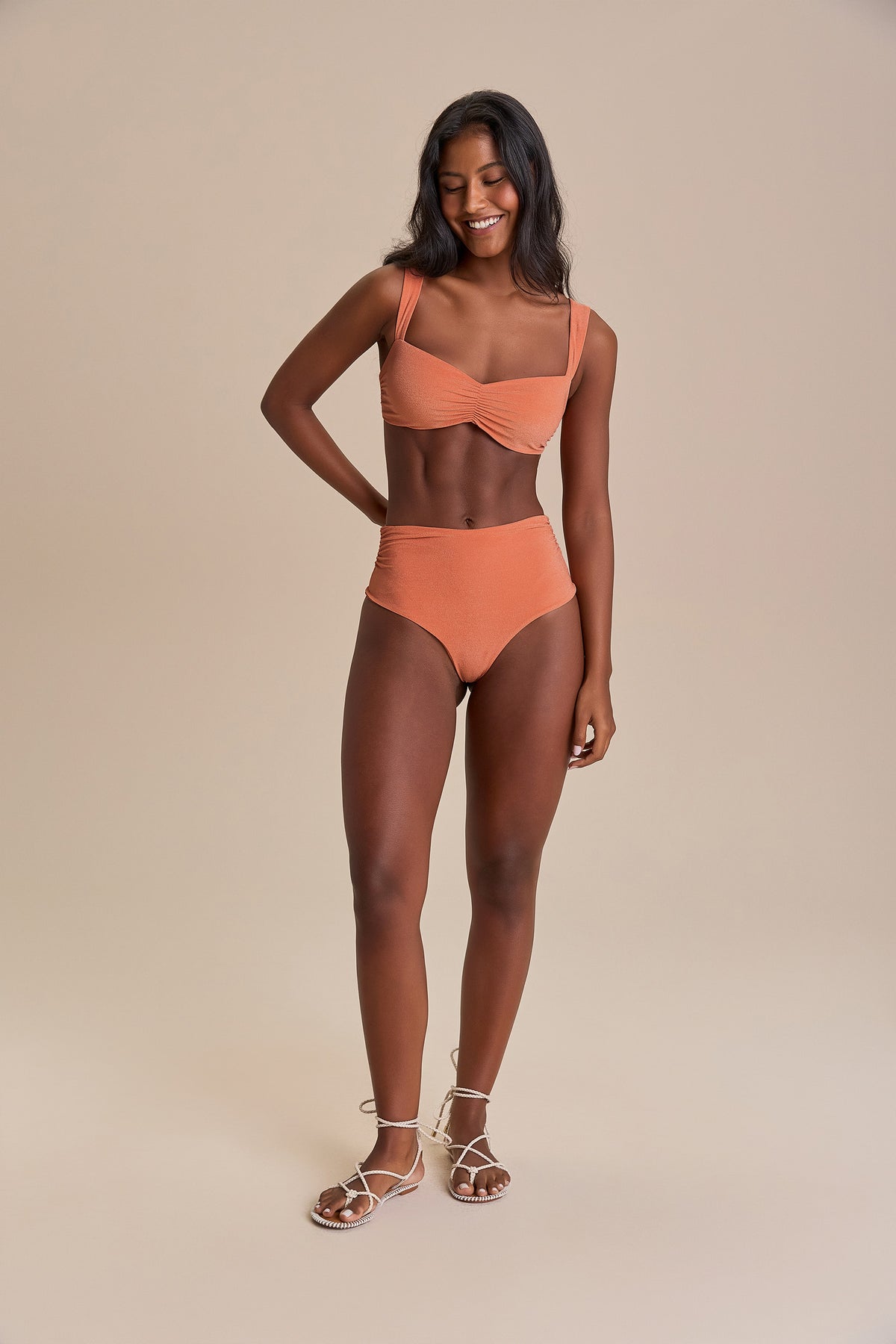 Spell Ruched Bikini Top