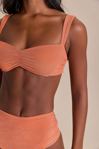 Spell Ruched Bikini Top