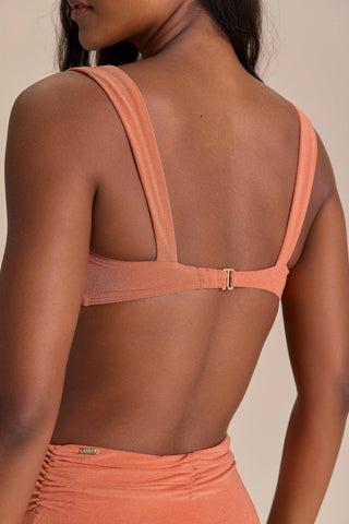 Spell Ruched Bikini Top